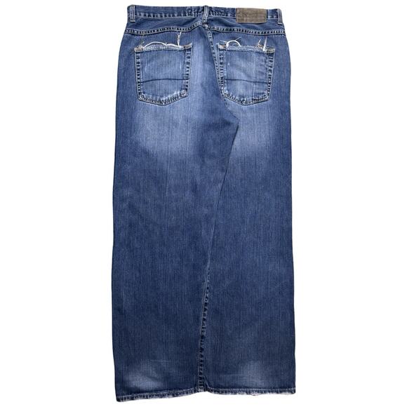 Vintage Y2K Nautica Mid Wash Loose Fit Jeans Distressed Skater 34 X 30 - Picture 1 of 7